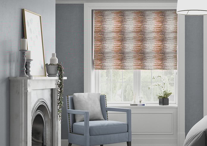 Highbury, Terracotta - Twist&Fit Roman Blind - Image 3